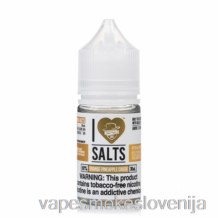 Vape Slovenija Pomaranča Ananas Crush - I Love Salts - 30ml 50mg
